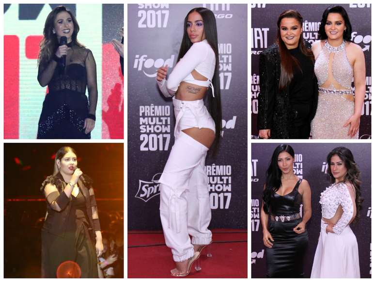 Looks das famosas em premiação (Fotos: AgNews)