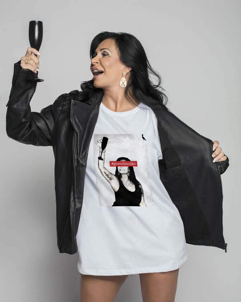 Camiseta de Gretchen para a Reserva (Foto: Daryan Dornelles/Divulga&ccedil;&atilde;o)