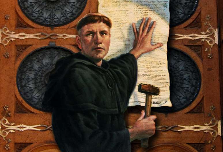 O monge alemão Martinho Lutero 