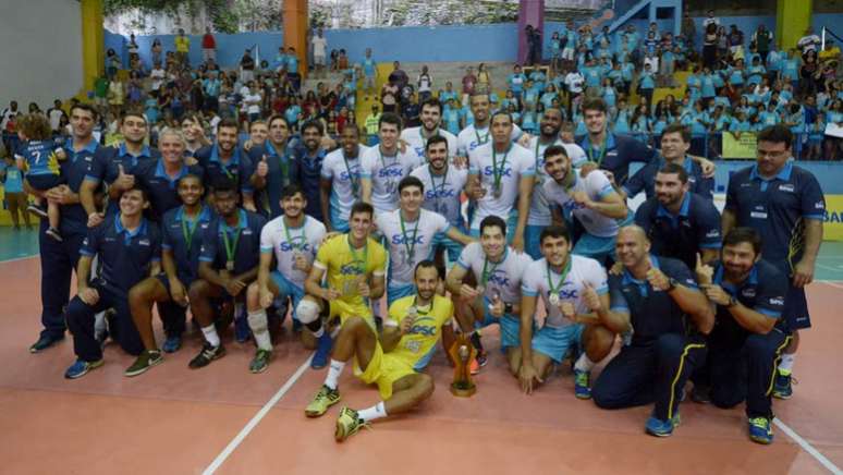 Sesc RJ é o atual campeão da Superliga B (Alexandre Loureiro/Inovafoto/CBV)