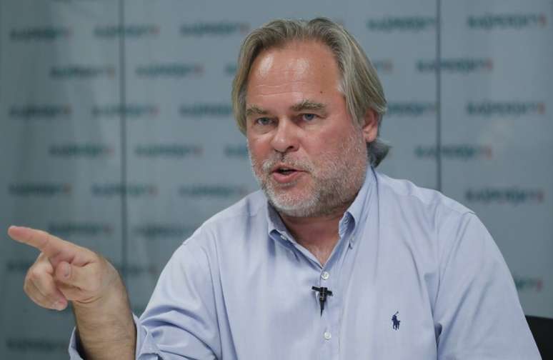 Eugene Kaspersky, presidente-executivo da Kaspersky Lab, durante entrevista em Moscou, R&uacute;ssia
27/10/2017 REUTERS/Maxim Shemetov