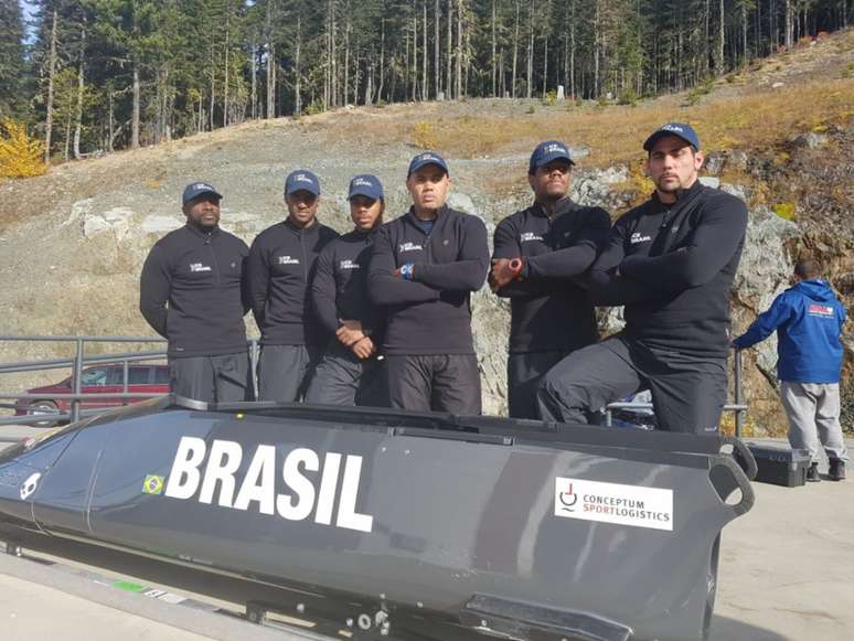 Seleção Brasileira de bobsled briga por vaga em Pyeongchang-2018 (Foto: Divulgação)
