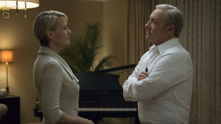 Robin Wright e Kevin Spacey