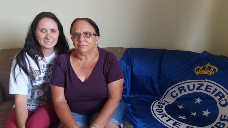 M&ocirc;nica Quint&atilde;o e a m&atilde;e, Maria das Gra&ccedil;as