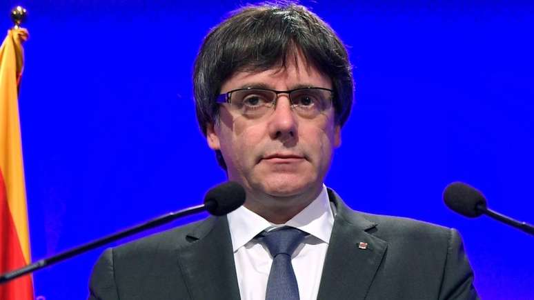 Carles Puigdemont em 2 de outubro de 2017