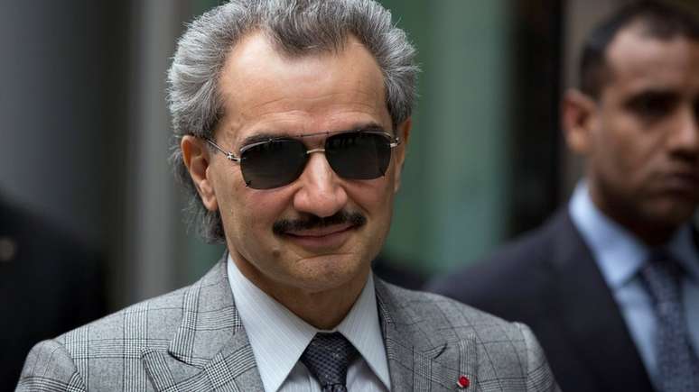 Príncipe Alwaleed bin Talal em Londres em 2013