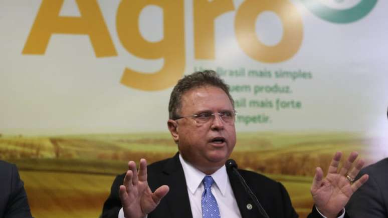 Blairo Maggi discursa em um evento