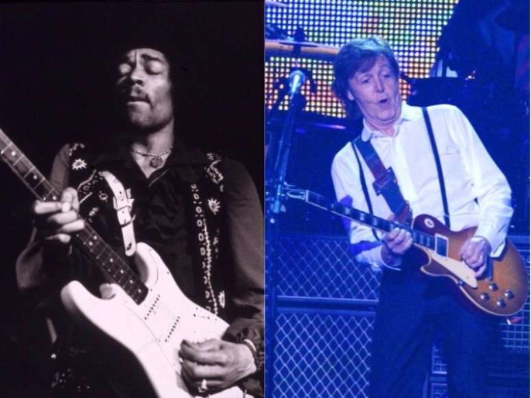 Hendrix e Paul Mccartney