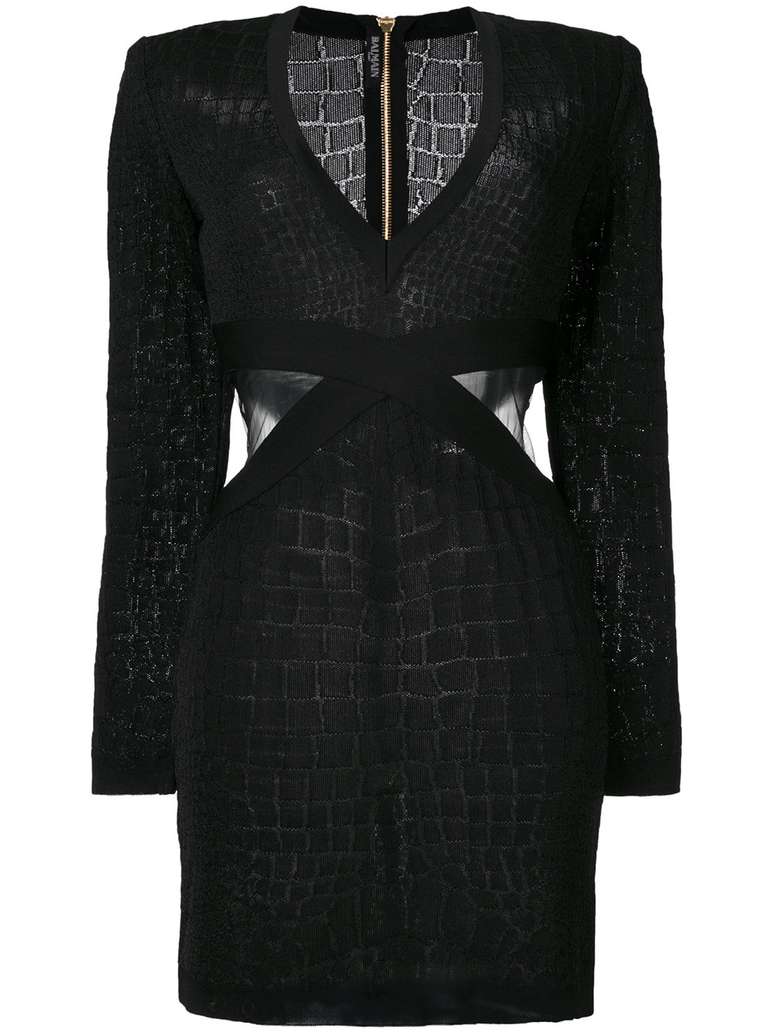 Vestido Balmain (Foto: Farfetch/Reprodu&ccedil;&atilde;o)