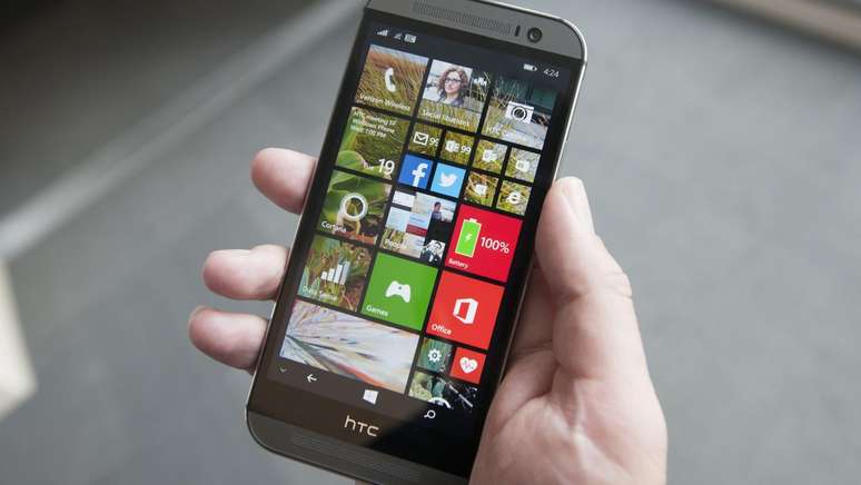 Aparelho da HTC com sistema Windows