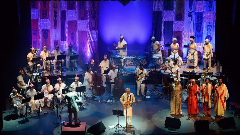 Gilberto Gil no palco