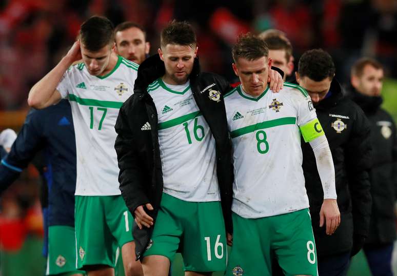 Norte-irlandeses lamentam por não terem conseguido a classificação em embate contra a Suíça
