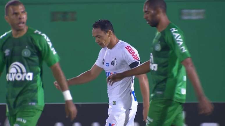 Santos foi derrotado por 2 a 0 pela Chapecoense e Vanderlei cobrou fim de ano decente (Foto: Frame/Premiere)