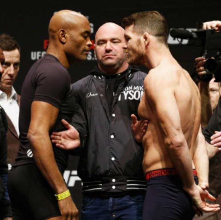 Anderson Silva encara Michael Bisping antes do UFC Londres