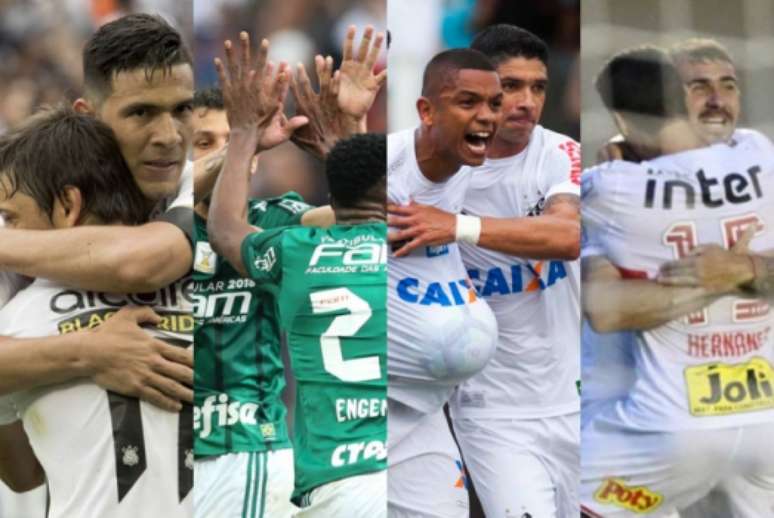 Corinthians, Palmeiras, São Paulo e Santos: veja o desempenho nos clássicos na 1ª fase do Paulistão-17