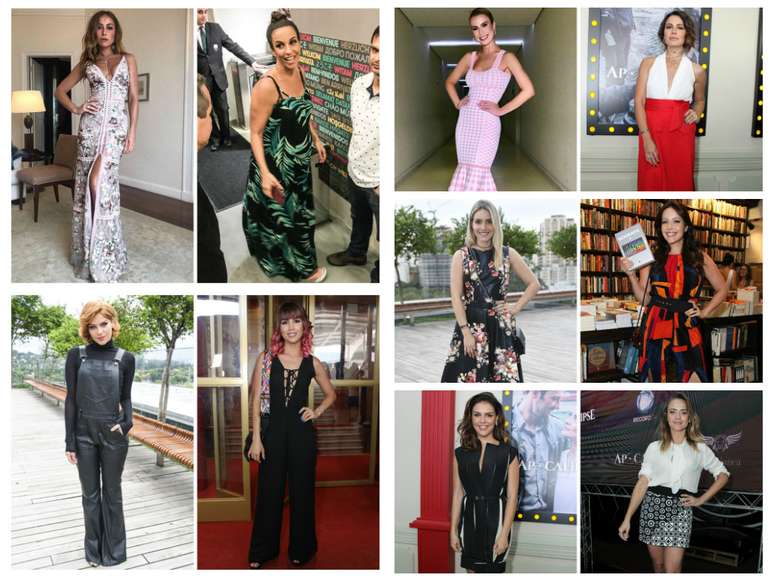 Looks das famosas nesta semana (Fotos: AgNews - Instagram/Reprodução)