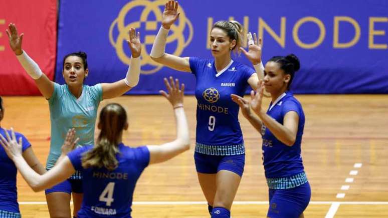 Hinode Barueri é o quarto colocado na Superliga feminina (Foto: Gaspar Nóbrega/Inovafoto)