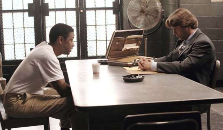Denzel Washington e Russell Crowe dividem a cena em O Gângster