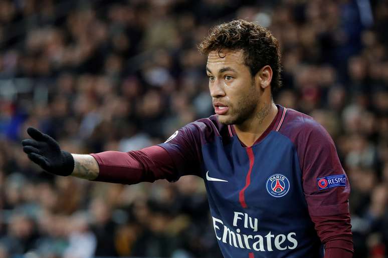 Neymar durante partida do PSG contra o Celtic 22/11/2017 REUTERS/Charles Platiau 