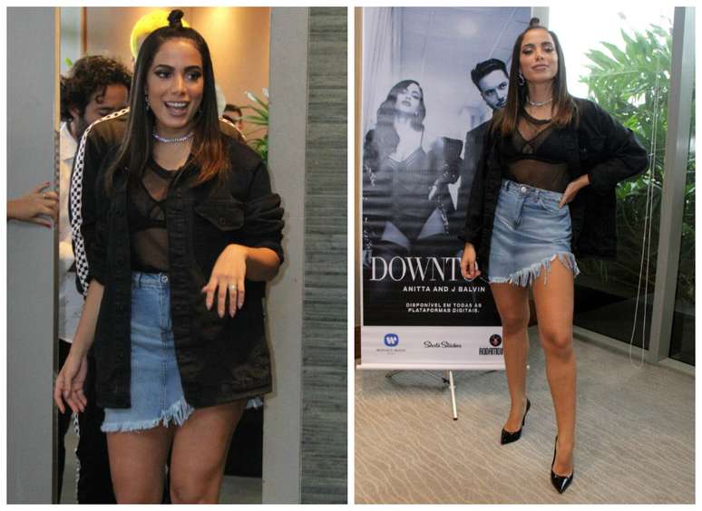 Anitta com look da C&A (Fotos: Wallace barbosa/AgNews)