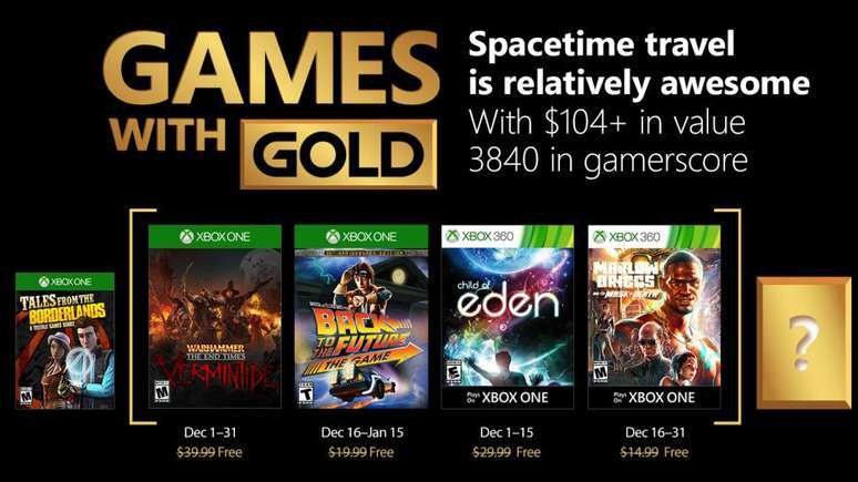 Games with Gold - Dezembro 2017