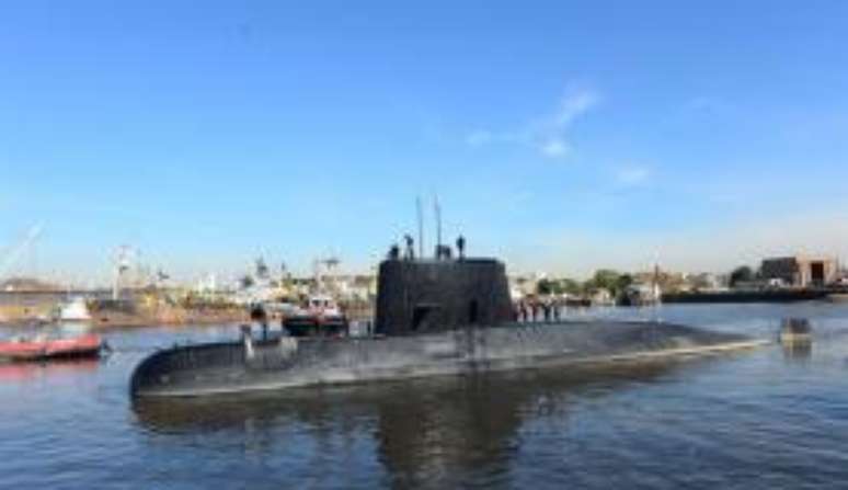 Submarino argentino ARA San Juan, que está desaparecido