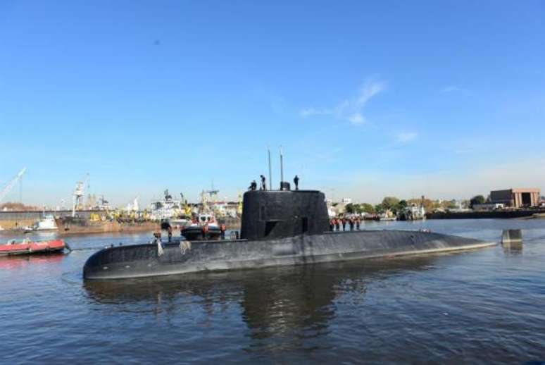 Submarino argentino ARA San Juan, que está desaparecido