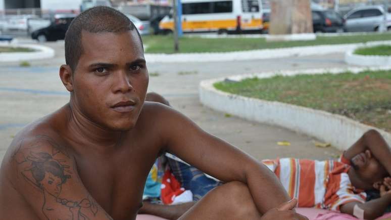 'Novo capitão da areia': João Vítor, de 20 anos, vive na rua 'há uns quatro ou cinco anos'.