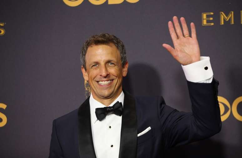 Seth Meyers no Primetime Emmy Awards em Los Angeles
 17/09/2017    REUTERS/Mike Blake