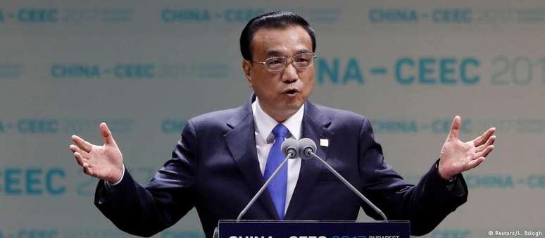 Primeiro-ministro Li Keqiang representou a China na cúpula com 16 Estados europeus