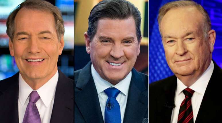Os ‘predadores sexuais’ Charlie Rose, Eric Bolling e Bill O’Reilly: famosos, ricos e agora sem emprego em nenhuma grande emissora