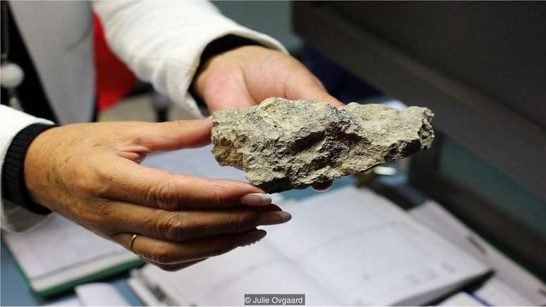 Força do impacto do asteroide transformou elementos das rochas em diamante | Foto: Julie Ovgaard