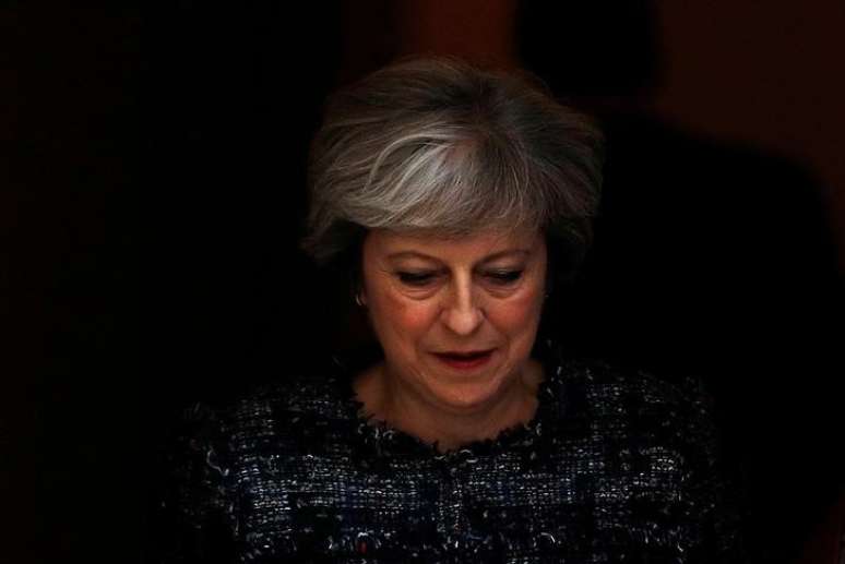 Primeira-ministra britânica, Theresa May, deixa residência oficial em Londres 13/09/2017 REUTERS/Peter Nicholls