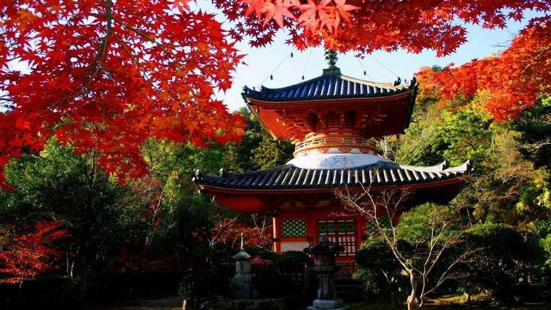 Hiroshima ganhou este pagode do século 16 de presente da cidade de Wakayama. Foto: Angeles Marin Cabello