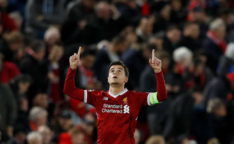 Coutinho marcou 3 gols pelo Liverpool