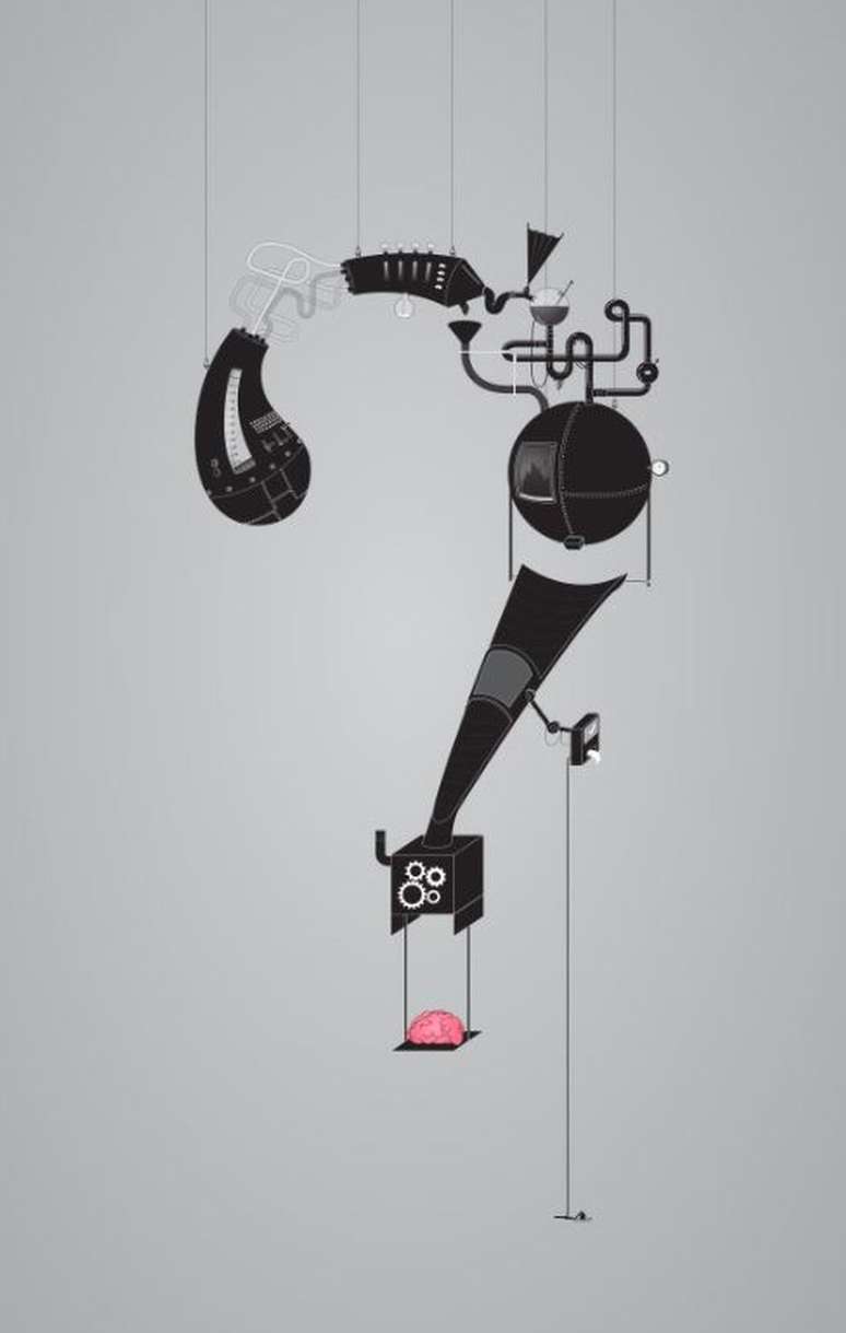 Ilustra&ccedil;&atilde;o de ponto de interroga&ccedil;&atilde;o