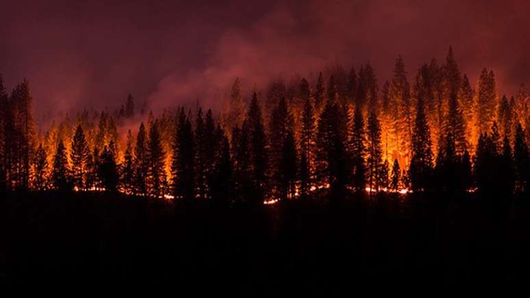 Fogo se espalhou rapidamente na Calif&oacute;rnia