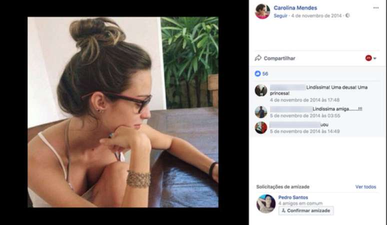 Foto de perfil de mulher falsa é elogiada por homens | Foto: Facebook/Reprodução