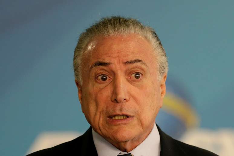 Temer, em evento no Planalto  21/11/2017 REUTERS/Ueslei Marcelino 