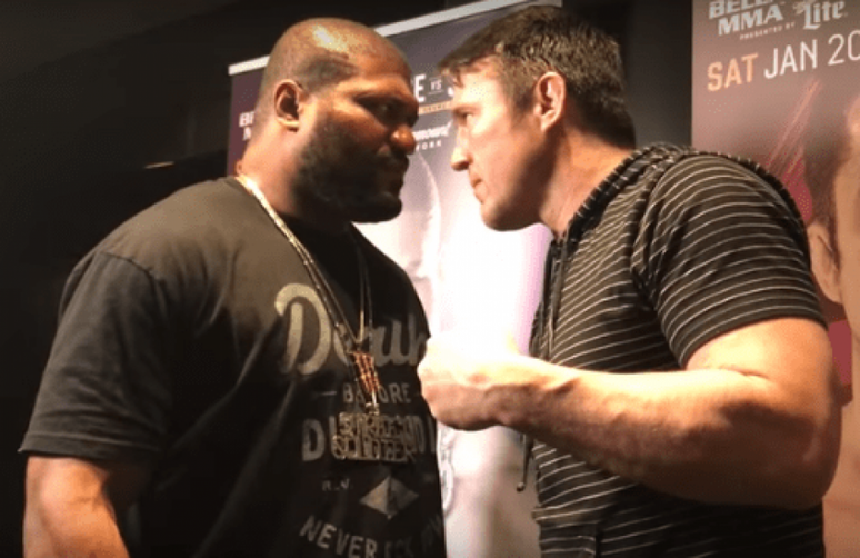 Sonnen e Rampage fazem primeira encarada antes de luta no Bellator