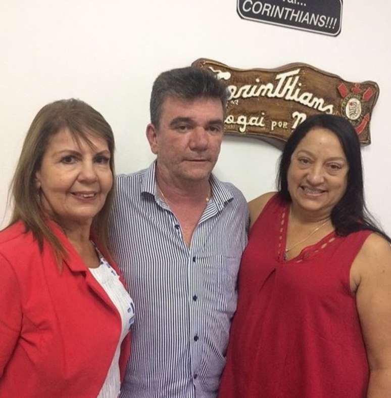 Maria de Lourdes (à esquerda), Andrés e Edna Murad Hadlik (Foto: Reprodução)