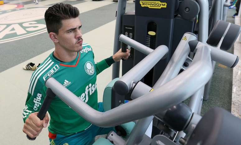 Vinicius Silvestre vai disputar a temporada de 2018 na Ponte Preta (Foto: Cesar Greco/Palmeiras)