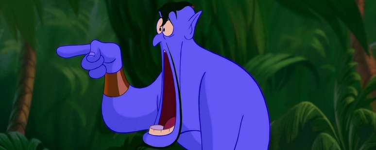 Aladdin: Você sabia que o Gênio originalmente seria verde?