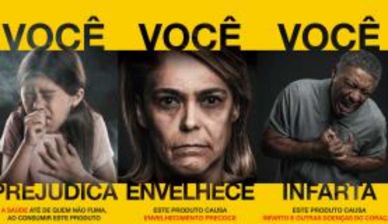 Novas imagens de advertência para embalagens de cigarros