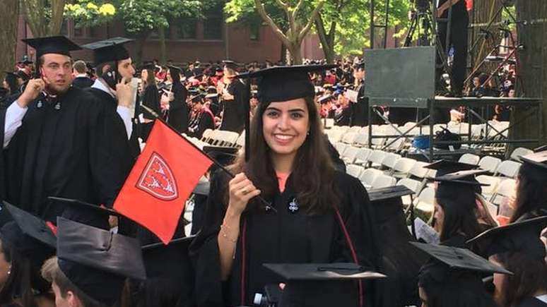 Tabata escolheu estudar em Harvard após ser aprovada em cinco grandes universidades americanas | Foto: arquivo pessoal