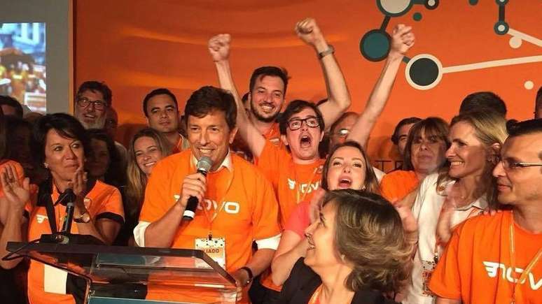 Um dos criadores do partido Novo, João Amoedo deve ser o nome da primeira disputa presidencial da legenda | Foto: Partido Novo/Reprodução Facebook