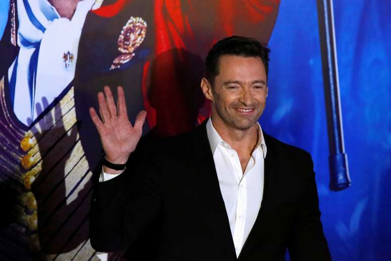 Hugh Jackman acena durante evento de "O Rei do Show" na Cidade do M&eacute;xico
  13/12/2017    REUTERS/Ginnette Riquelme