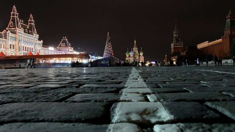 Natal em Moscou. Na Rússia, a data é comemorada em 7 de janeiro