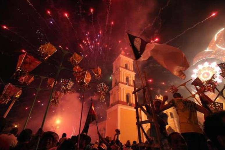 Festival em Remédios, em Cuba, é uma das celebrações tradicionais do país para o Natal [Foto de arquivo]