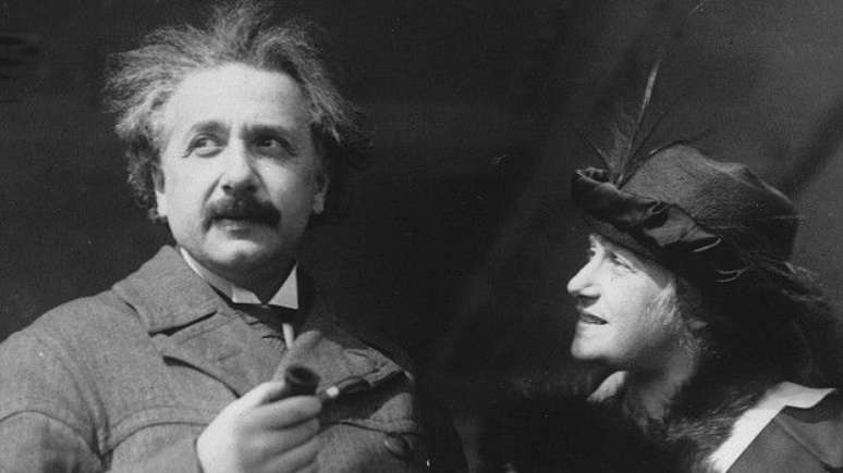 Relacionamento de Einstein com a segunda esposa, Elsa, n&atilde;o era pac&iacute;fico | Foto: Getty Images
